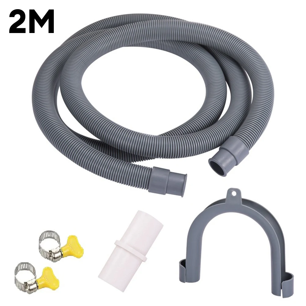 Washing Machine Dishwasher Drain Waste Hose Extension Pipe With Bracket Set Wash Machine 1.5M/2M/3Meter Drain Pipe
Washing Machine Dishwasher Drain Waste Hose Extension Pipe With Bracket Set Wash Machine 1.5M/2M/3Meter Drain Pipe