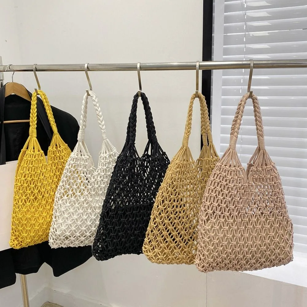 Beach Bag Shopping Bag Storage Bag Hollowed-out Large Capacity Crochet Shoulder Bag Women Handbag Tote Bag Woven Knitted Bag
Beach Bag Shopping Bag Storage Bag Hollowed-out Large Capacity Crochet Shoulder Bag Women Handbag Tote Bag Woven Knitted Bag