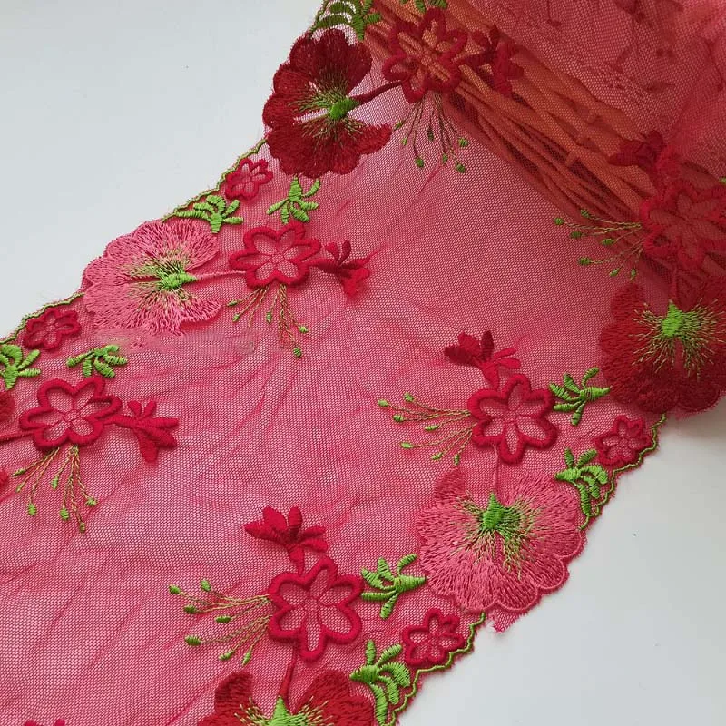 14Yards Two Tones Embroidered Trim Mesh Lingerie Accessories Lace Fabrics For Bra Evening Dress Sewing Needlework DIY Craft
14Yards Two Tones Embroidered Trim Mesh Lingerie Accessories Lace Fabrics For Bra Evening Dress Sewing Needlework DIY Craft