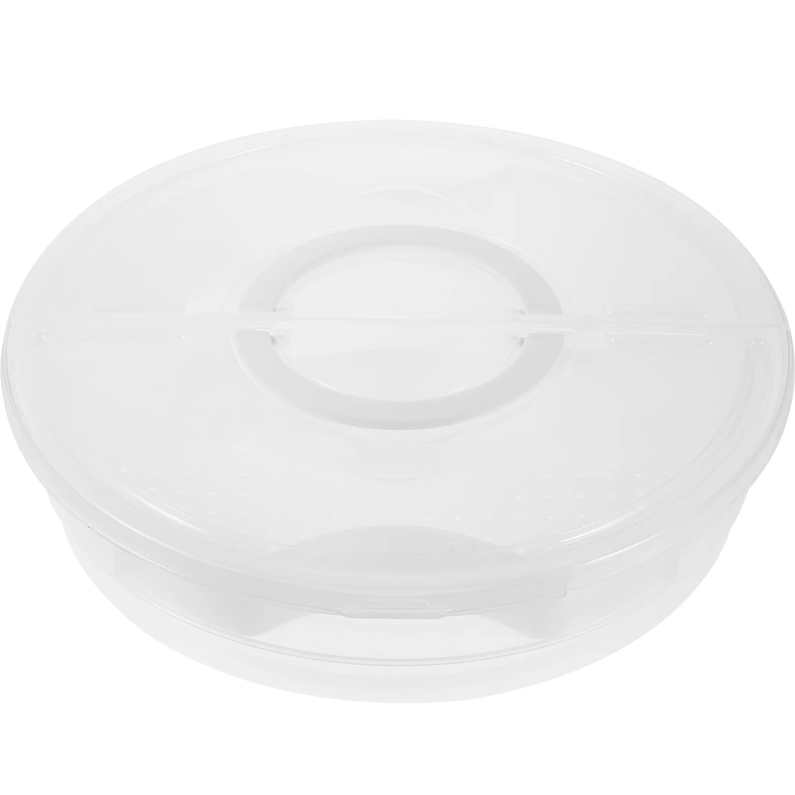 Pizza Container Plastic Round Transparent Portable Pie Slice Food Storage Box Candy Dish with Lid Pasties Case
Pizza Container Plastic Round Transparent Portable Pie Slice Food Storage Box Candy Dish with Lid Pasties Case