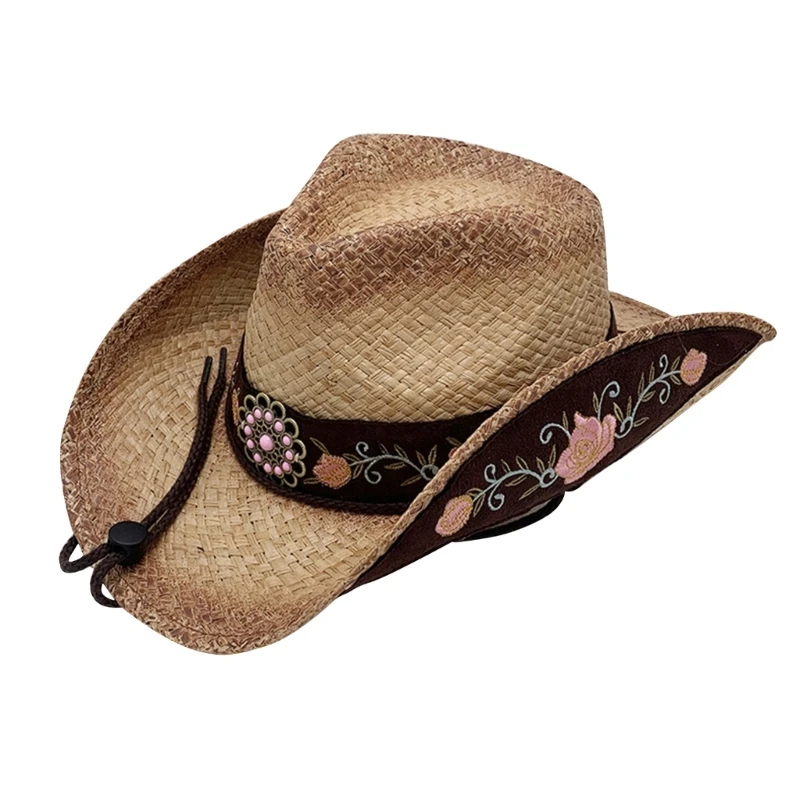 Straw Weaving Hat with Embroidery Flower Summer Seaside Hat for Girl Photography
Straw Weaving Hat with Embroidery Flower Summer Seaside Hat for Girl Photography