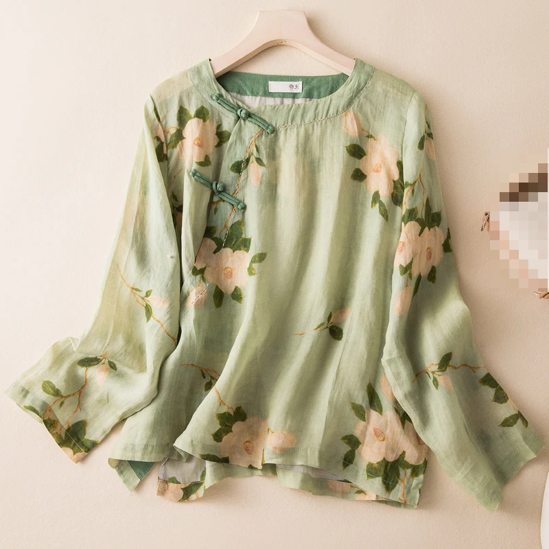 New Summer Fashion Woman Blouse 2023 Printed Diagonal Collar and Conventional Sleeve Casual Buttons Shirts and Blouses for Women
New Summer Fashion Woman Blouse 2023 Printed Diagonal Collar and Conventional Sleeve Casual Buttons Shirts and Blouses for Women