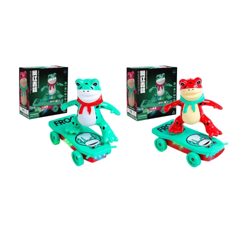 4XBD Cartoon Scooter Toy Electric 360° Rotation Stunt Skateboard Toy for Boy Girls Gift with Battery Powered Light Sound
4XBD Cartoon Scooter Toy Electric 360° Rotation Stunt Skateboard Toy for Boy Girls Gift with Battery Powered Light Sound