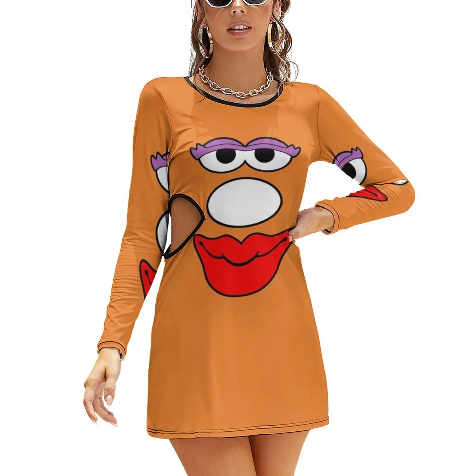 Mrs Potato Head Slim Dress with Hollow Waist sensual sexy dress for women ceremony dresses Summer skirt
Mrs Potato Head Slim Dress with Hollow Waist sensual sexy dress for women ceremony dresses Summer skirt