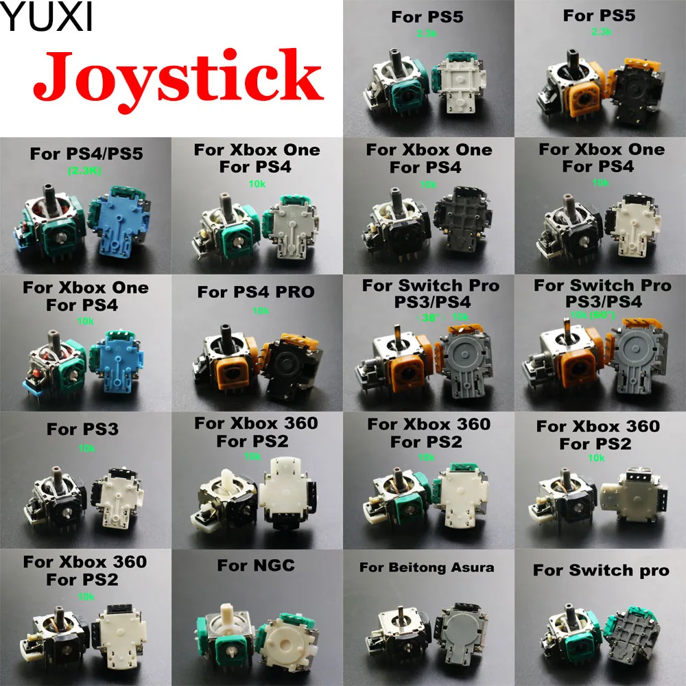 Joystick Anal Gico 3D Para XBox One Switch Pro Controlador NGC M Dulo Sensor Rocker Substitui