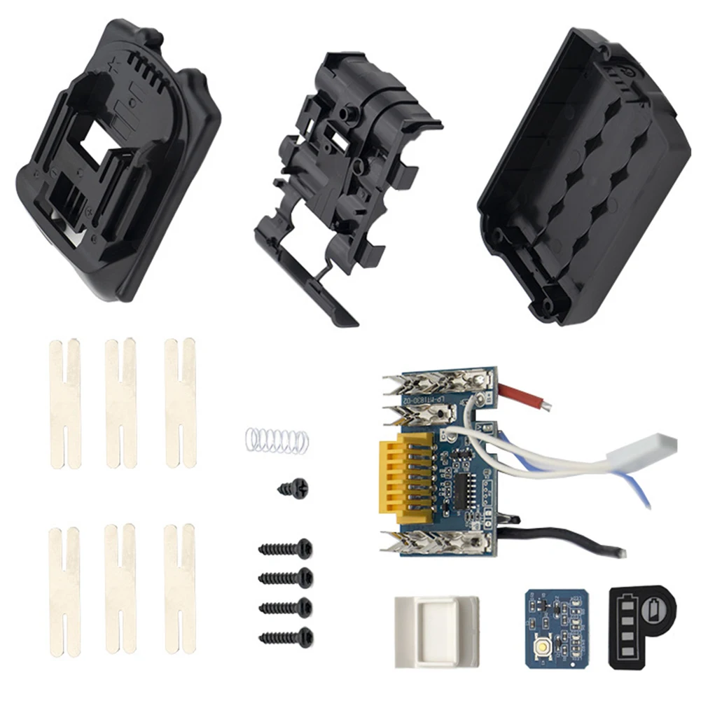 Plastic Battery Case PCB Protection Board Battery Shell For MAKITA BL1830 BL1840 BL1850 Plastic Battery Case Power Tool
Plastic Battery Case PCB Protection Board Battery Shell For MAKITA BL1830 BL1840 BL1850 Plastic Battery Case Power Tool