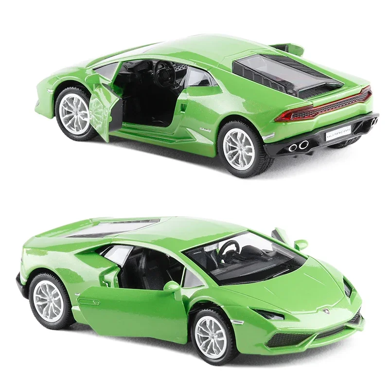 

1:36 Lamborghini Huracan Wheel Germany Bull Logo Diecast Super Sport Car Metal Model Pull Back Vehicle Alloy Toy Collection