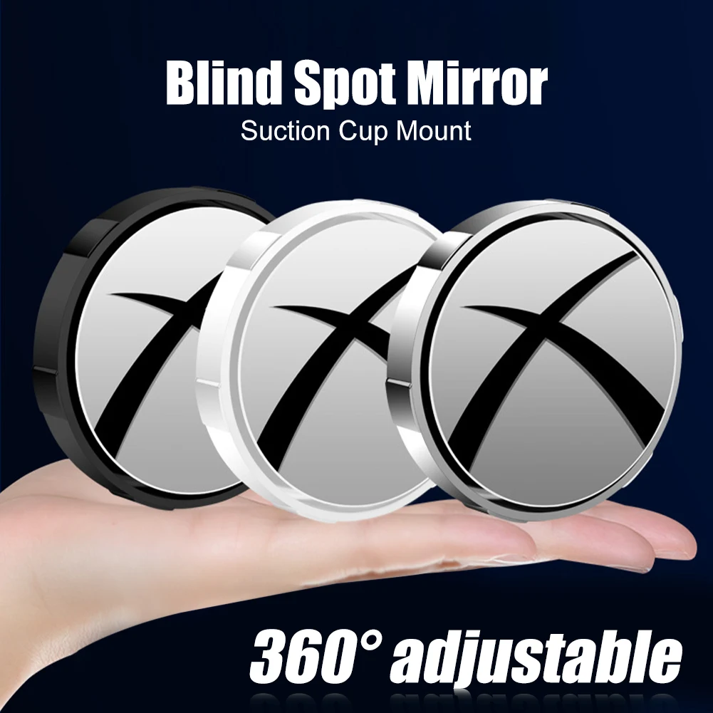 2Pcs Car Blind Spot Mirror Rearview Auxiliary Mirror Suction Cup 360° Adjustable Wide Angle Convex Mirror with Rain Eyebrow
2Pcs Car Blind Spot Mirror Rearview Auxiliary Mirror Suction Cup 360° Adjustable Wide Angle Convex Mirror with Rain Eyebrow