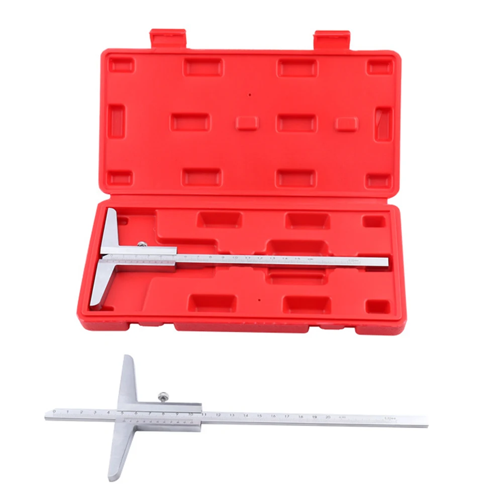 Depth Gauge Height Depth Caliper Measuring Tool Vernier Caliper Stainless Steel Household Hand Power Tool Accessories
Depth Gauge Height Depth Caliper Measuring Tool Vernier Caliper Stainless Steel Household Hand Power Tool Accessories