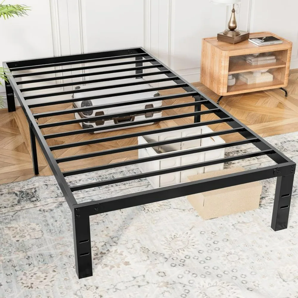 Furniture King Bed Frame Heavy Duty Metal Platform Bed Frames King Size with Storage Space Under Frame 14 Inches
Furniture King Bed Frame Heavy Duty Metal Platform Bed Frames King Size with Storage Space Under Frame 14 Inches