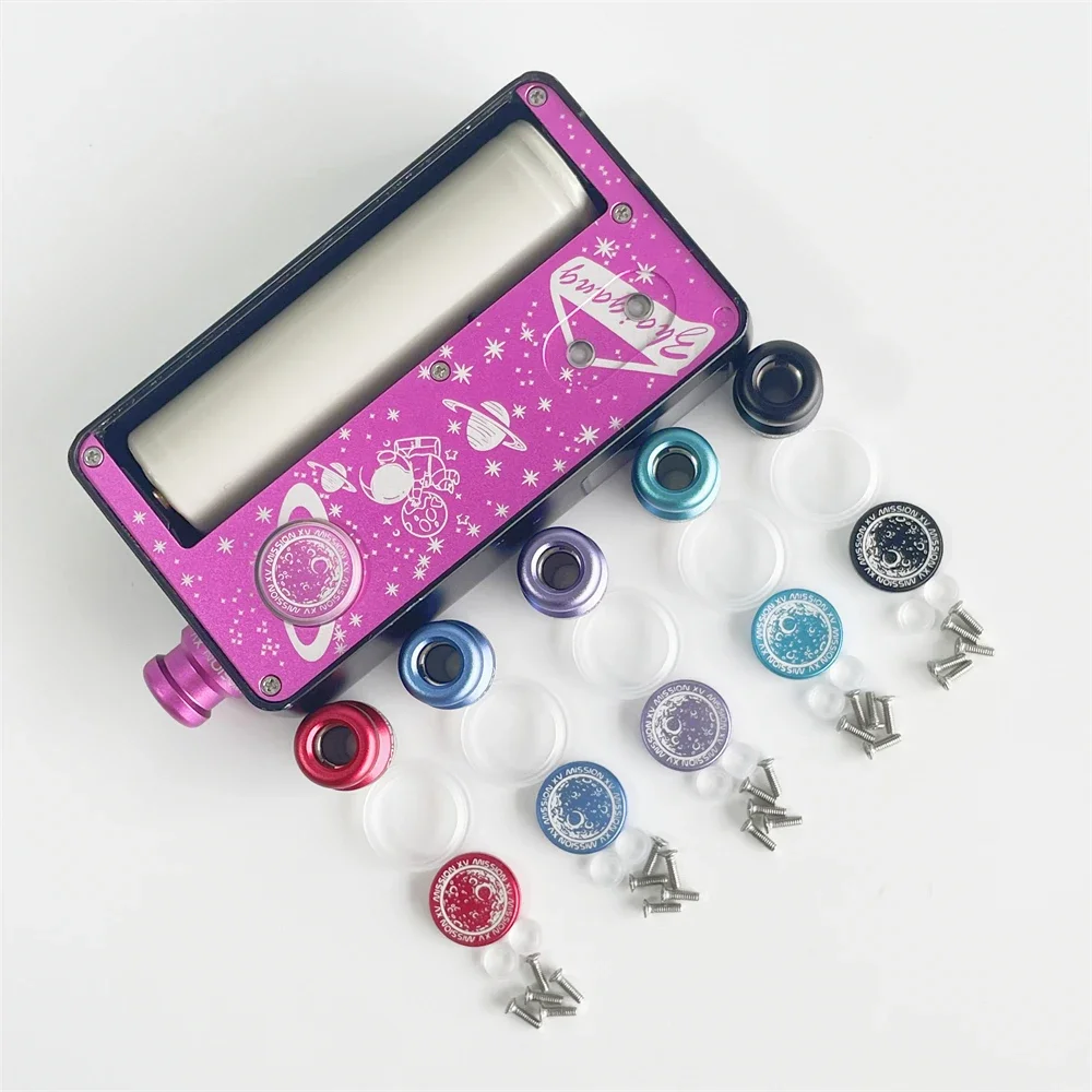 YFTK Mission XV KB2 Intergrated Drip Tip Button Set for DotMod DotAlO V2 Pod and For SXK BB/ Billet Box Mod Kit 510 Thread Tank
YFTK Mission XV KB2 Intergrated Drip Tip Button Set for DotMod DotAlO V2 Pod and For SXK BB/ Billet Box Mod Kit 510 Thread Tank