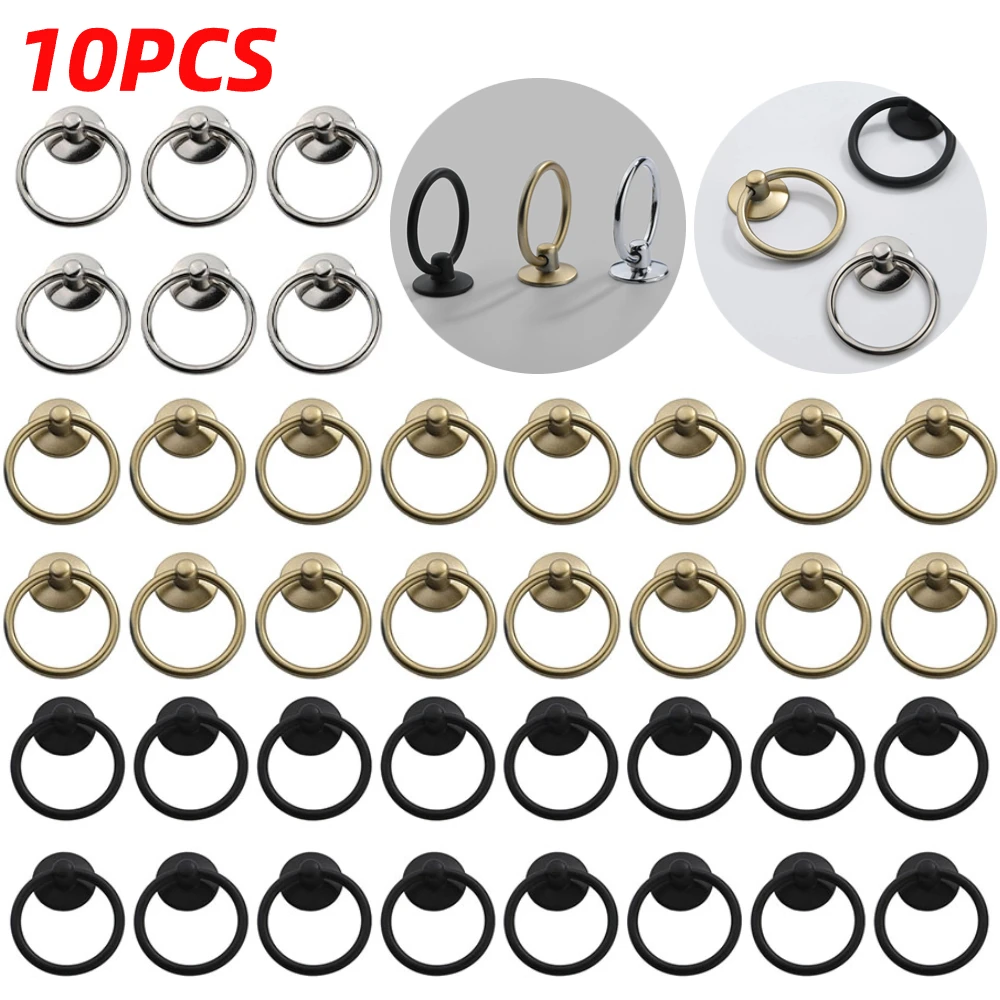 10PCS Vintage Round Ring Single Hole Pull Ring Antique Brass Cabinet Pulls Ring Drawer Pulls Cabinet Dresser Cupboard Door Ring
10PCS Vintage Round Ring Single Hole Pull Ring Antique Brass Cabinet Pulls Ring Drawer Pulls Cabinet Dresser Cupboard Door Ring
