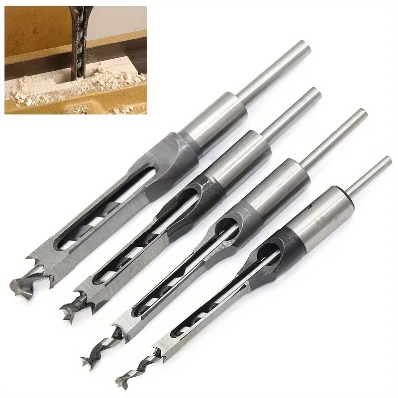 1 Set HSS Square Hole Woodworking Mortise Drill Bit Set, Chisel Drill Bits, Square Auger Mortising Chisel Drill Bits Set
1 Set HSS Square Hole Woodworking Mortise Drill Bit Set, Chisel Drill Bits, Square Auger Mortising Chisel Drill Bits Set