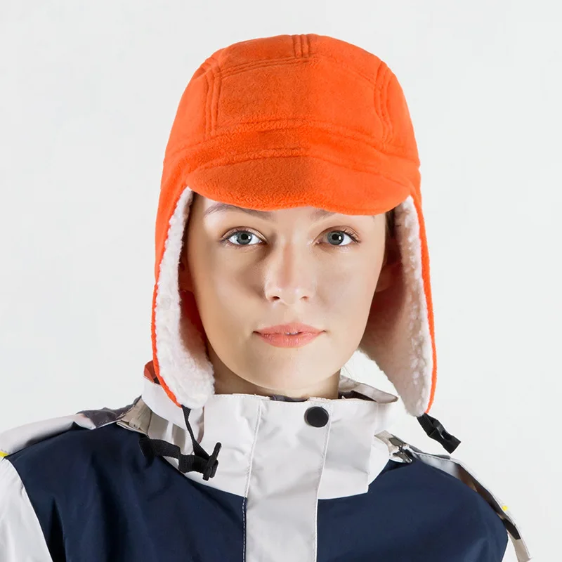 Earflap Hat Women Winter Fleece Warm With Visor Autumn Outdoor Skiing Sports Accessory For Men
Earflap Hat Women Winter Fleece Warm With Visor Autumn Outdoor Skiing Sports Accessory For Men