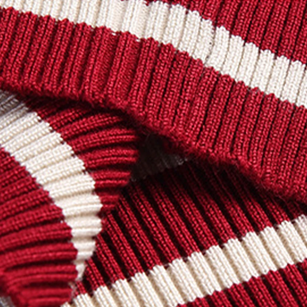Men's Slim Fit V Neck Jumper Long Sleeve Sweater Striped Knit Top Pullover for Vacation Holiday Spring Autumn Winter
Men's Slim Fit V Neck Jumper Long Sleeve Sweater Striped Knit Top Pullover for Vacation Holiday Spring Autumn Winter