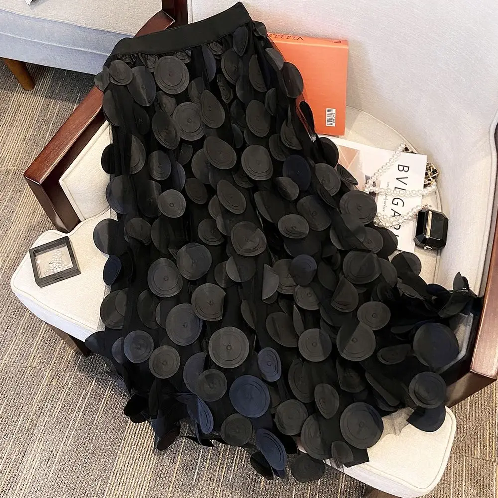Long Mesh Tulle Skirt Vintage Party Elastic Tulle Mesh Skirt 3D Design Polka Dot Dress Fashion
Long Mesh Tulle Skirt Vintage Party Elastic Tulle Mesh Skirt 3D Design Polka Dot Dress Fashion