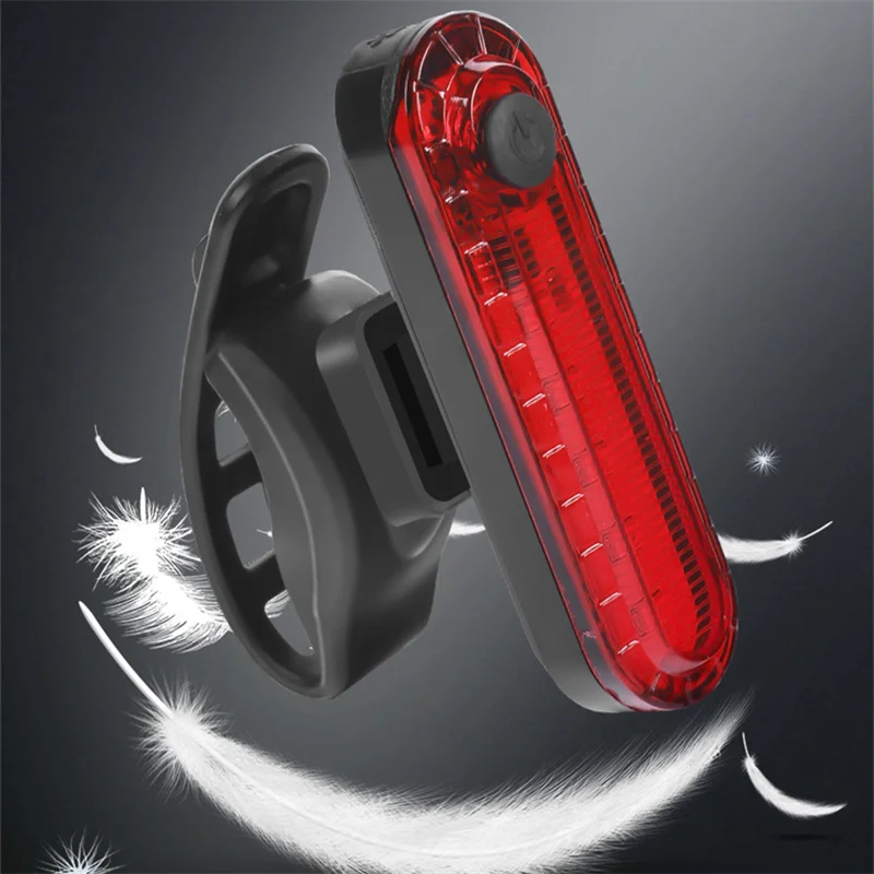 

Free shipping Cycling Accessories 056 Outdoor Night Riding USB Rechargeable COB High Bright LED Warning Lights Bicycle Tail