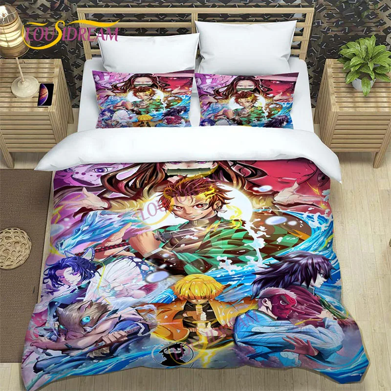 Hd Printed bedding set DIY pattern Japanese Anime Demon Slayer Soft bedding set Bedroom home pillowcase set decoration
Hd Printed bedding set DIY pattern Japanese Anime Demon Slayer Soft bedding set Bedroom home pillowcase set decoration