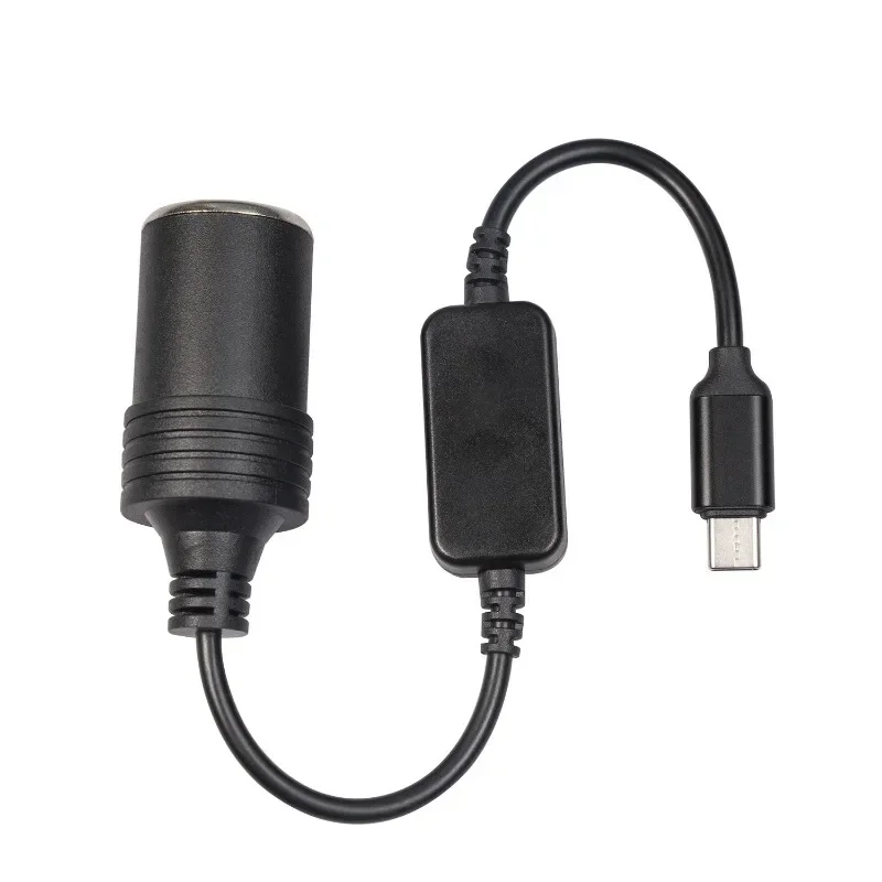 

USB C Type C to 12V Car Cigarette Lighter Socket Female Converter Adapter Cord for Car Cigarette Lighters Car Vacuum Cleaner