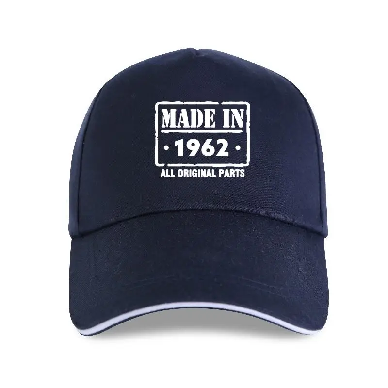 

new cap hat Made In 1962 2021 Funny Men Baseball Cap Hip Hop Oversized Cotton