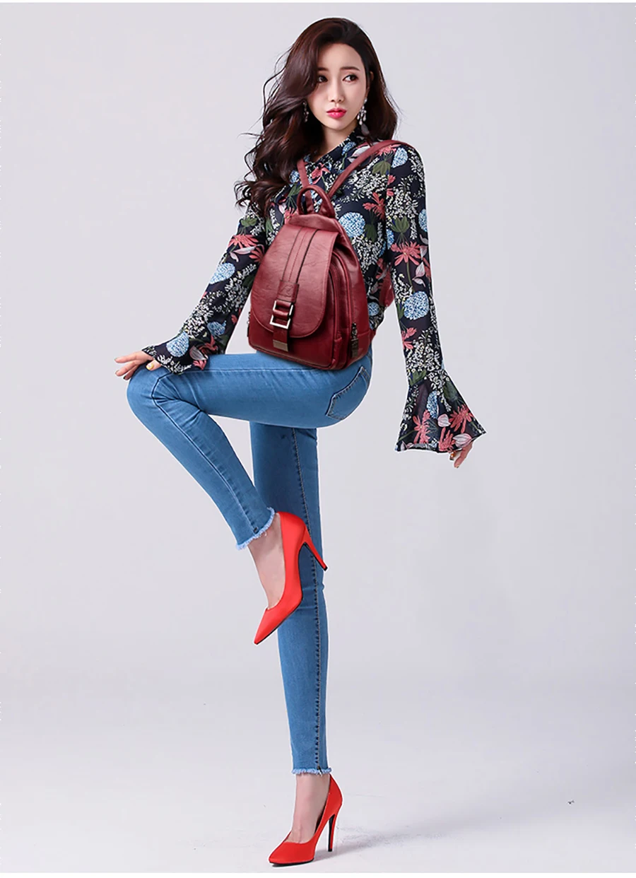 2024 New Hot Women Leather Backpacks Female Vintage Backpack for Teenage Girls School Chest Bag Travel Bagpack Ladies Back Pack 2024 New Hot Women Leather Backpacks Female Vintage Backpack for Teenage Girls School Chest Bag Travel Bagpack Ladies Back Pack