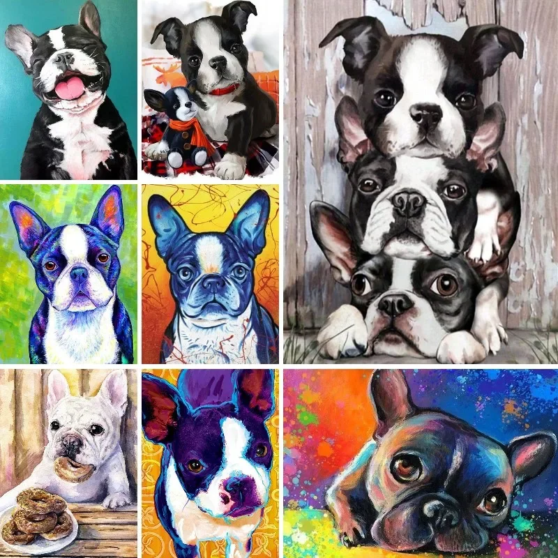 Diamond Embroidery 5D DIY Cartoon Puppy Portrait French Bulldog Diamond Art Painting By Numbers Kits Cross Stitch Rhinestone
Diamond Embroidery 5D DIY Cartoon Puppy Portrait French Bulldog Diamond Art Painting By Numbers Kits Cross Stitch Rhinestone