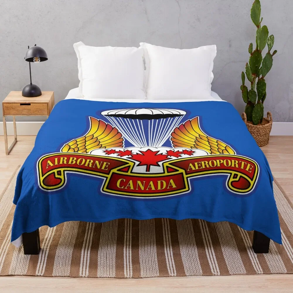 

CANADIAN AIRBORNE REGIMENT Throw Blanket Blankets For Baby Cute Plaid Blankets