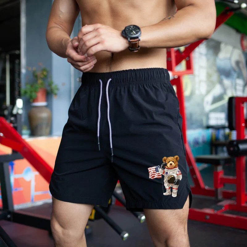 Sports and fitness quarter pants, summer thin shorts, men's quick drying elastic basketball running training
Sports and fitness quarter pants, summer thin shorts, men's quick drying elastic basketball running training