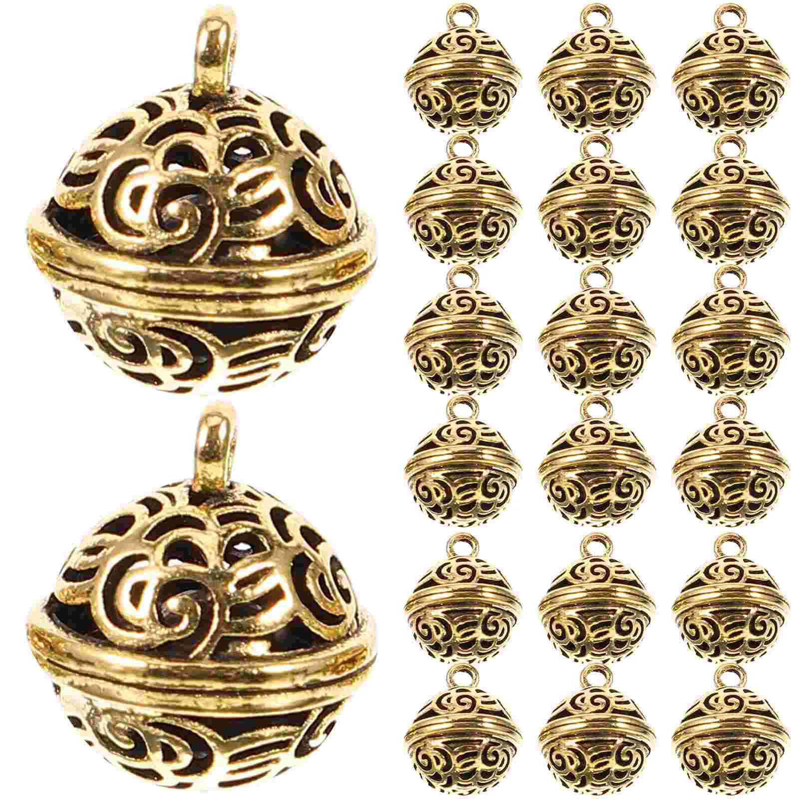 Small Craft Bells Vintage Jingle Bells Charms Alloy Hallow Bell Pendants Hanging Mini Bells Diy Keychain Bracelet
Small Craft Bells Vintage Jingle Bells Charms Alloy Hallow Bell Pendants Hanging Mini Bells Diy Keychain Bracelet