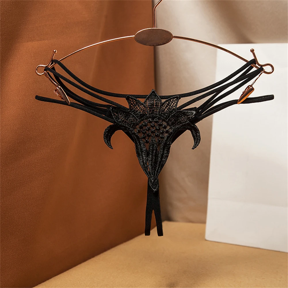 Women Sexy Lace Thong Floral Embroidery Lingerie Hollow Out Super Mini G-string Low Rise T-Back Panties Solid Erotic Underwear
Women Sexy Lace Thong Floral Embroidery Lingerie Hollow Out Super Mini G-string Low Rise T-Back Panties Solid Erotic Underwear