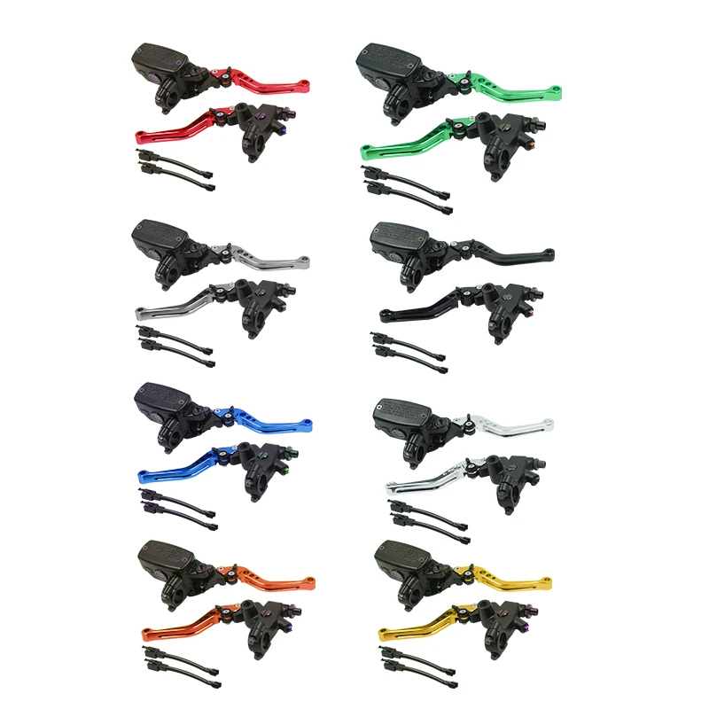 7/8" 22mm Motorcycle Front Hydraulic Pump Lever Brake Clutch Master Cylinder with Brake Switch Wire For Yamaha Suzuki Honda
7/8" 22mm Motorcycle Front Hydraulic Pump Lever Brake Clutch Master Cylinder with Brake Switch Wire For Yamaha Suzuki Honda