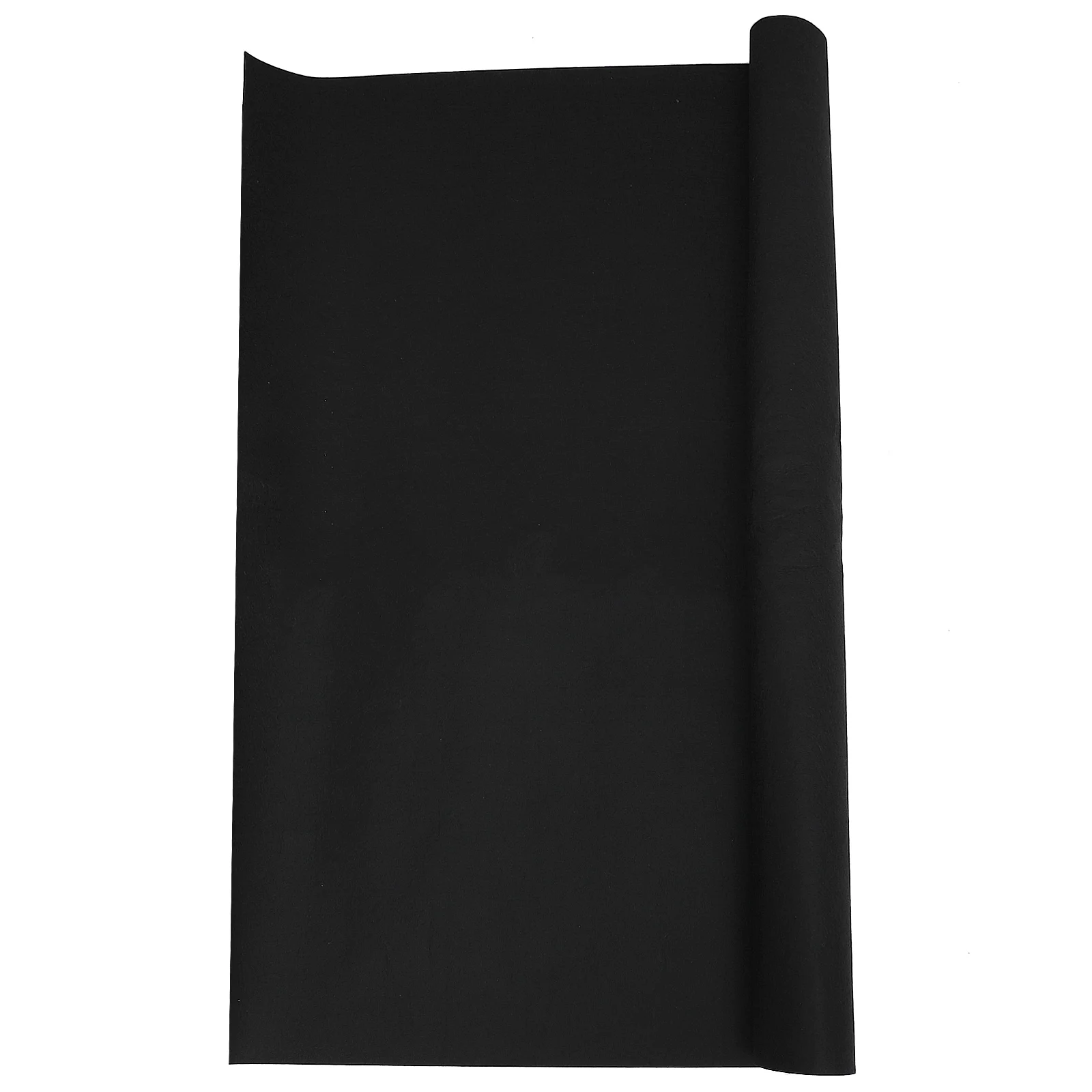 

Flame Retardant Felt Cloth Heat Resistant Material Thermal Welding Blanket Black Repair Cuttable Fire Home Use