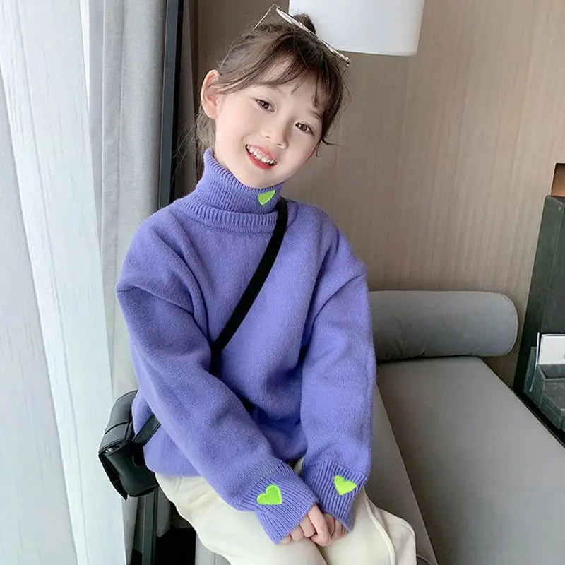 Girls Turtleneck Sweater 2022 New Winter Clothes Children's Winter Fleece Sweater Baby Thickened Bottoming Shirt Top 
Girls Turtleneck Sweater 2022 New Winter Clothes Children's Winter Fleece Sweater Baby Thickened Bottoming Shirt Top
