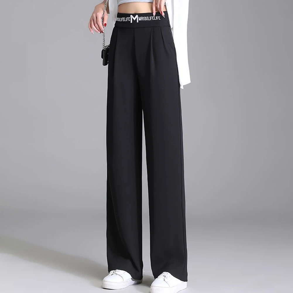 Fashion High Waist Wide Leg Pants Women Spring Fall Baggy Black Trouser Office Ladies Full Length Straight Suit Pant Outwear
Fashion High Waist Wide Leg Pants Women Spring Fall Baggy Black Trouser Office Ladies Full Length Straight Suit Pant Outwear