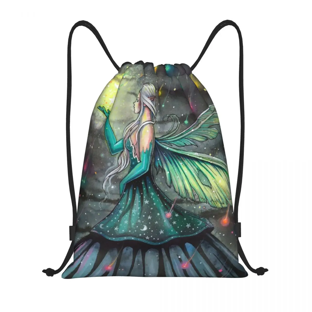 Star Showers Fairy Fantasy Artwork By Molly Harrison Drawstring Backpack Women Men Sport Gym Sackpack Portable Training Bag Sack
Star Showers Fairy Fantasy Artwork By Molly Harrison Drawstring Backpack Women Men Sport Gym Sackpack Portable Training Bag Sack
