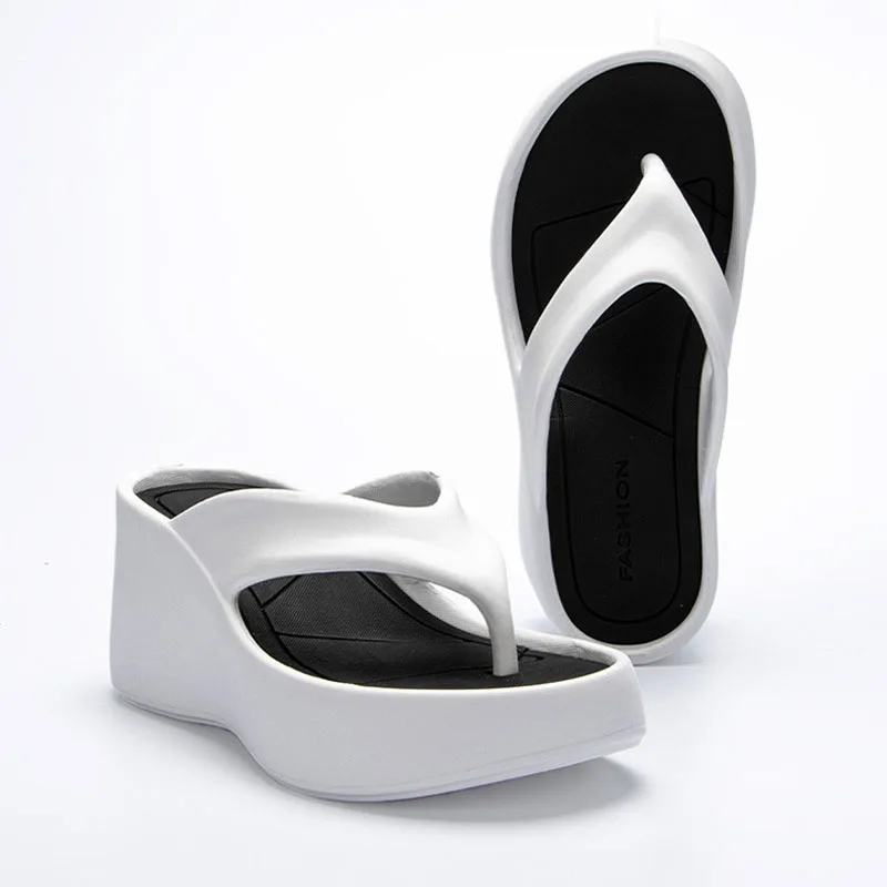 2024 Summer New Women Slippers Comfortable EVA Sandals Flip-flops Sexy Platform 9cm Wedge Heel Flip Flops Outdoor Beach Slippers
2024 Summer New Women Slippers Comfortable EVA Sandals Flip-flops Sexy Platform 9cm Wedge Heel Flip Flops Outdoor Beach Slippers