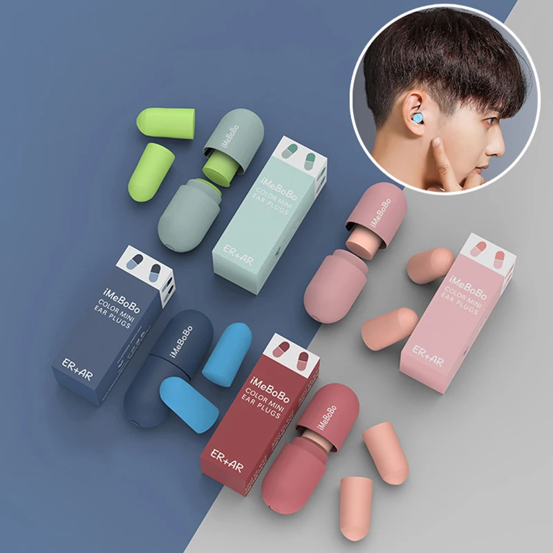 

Soundproof Sleeping Ear Plugs Earplugs For Sleep Special Mute Soft Slow Rebound Student Anti-Noise Protection Anti Earplug