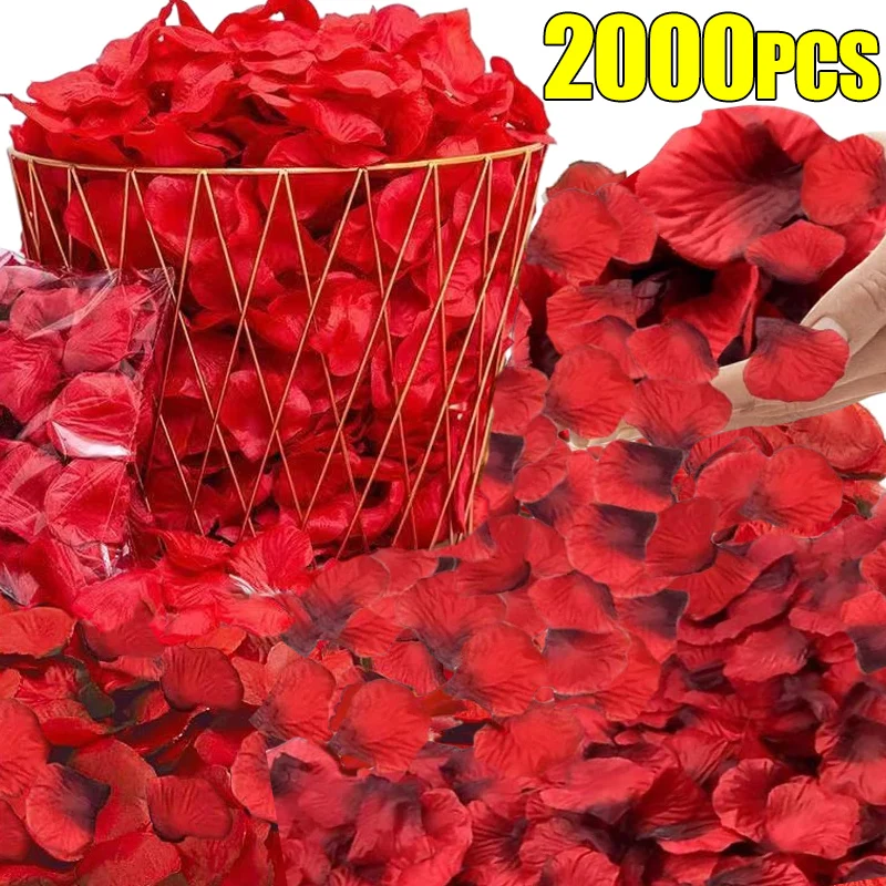 100/2000PCS Artificial Rose Petals Colorful Romantic Wedding Anniversary Silk Rose Flower Wedding Party Decoration Flower Petal
100/2000PCS Artificial Rose Petals Colorful Romantic Wedding Anniversary Silk Rose Flower Wedding Party Decoration Flower Petal