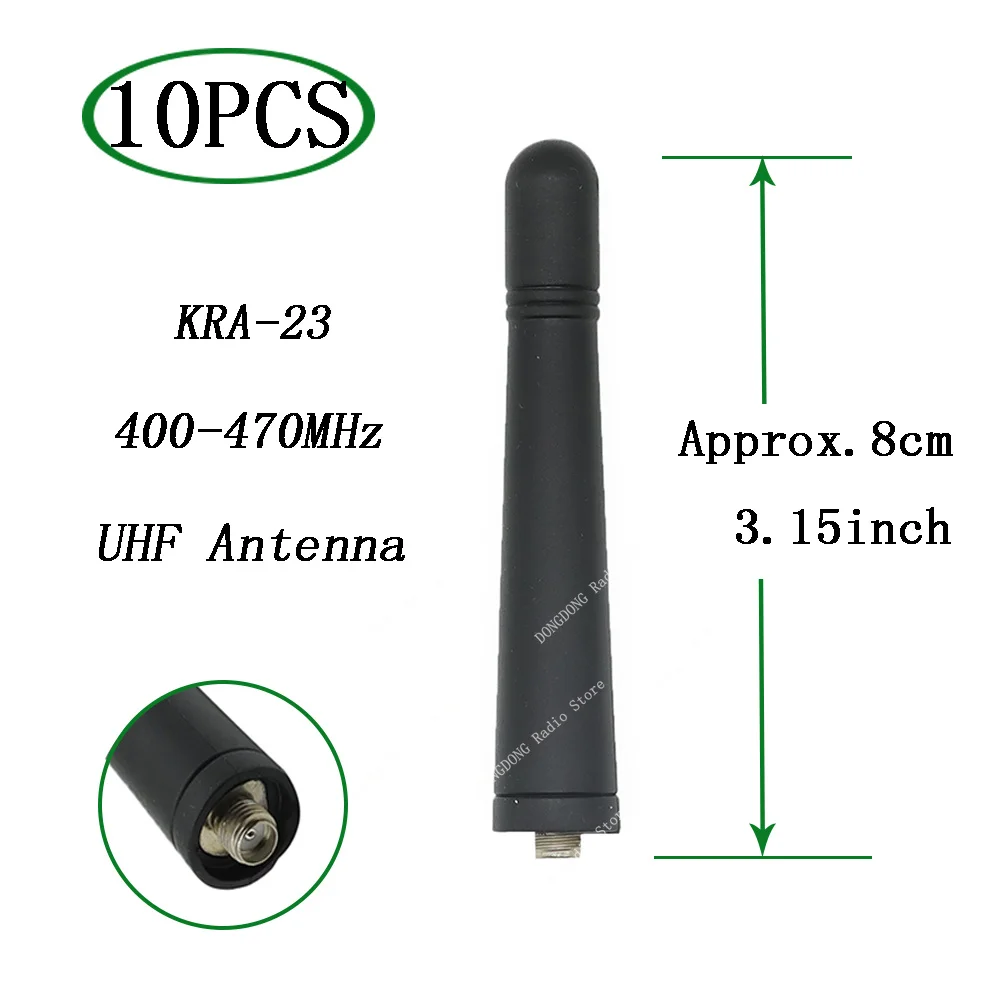 KRA-23 400-470MHz UHF Stubby Antenna 8cm for Kenwood TK3140 TK3160 TK3170 TK3180 TK5310 TK5320 NX300 NX320 NX340 Radio
KRA-23 400-470MHz UHF Stubby Antenna 8cm for Kenwood TK3140 TK3160 TK3170 TK3180 TK5310 TK5320 NX300 NX320 NX340 Radio