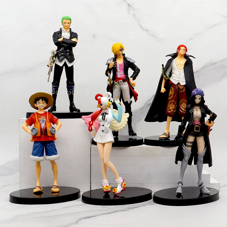 

One Piece Figure Theater Edition Film Red Robin Roronoa Zoro Luffy Nami Sanji Uta Anime Action Figurine Model Doll Toys Gift