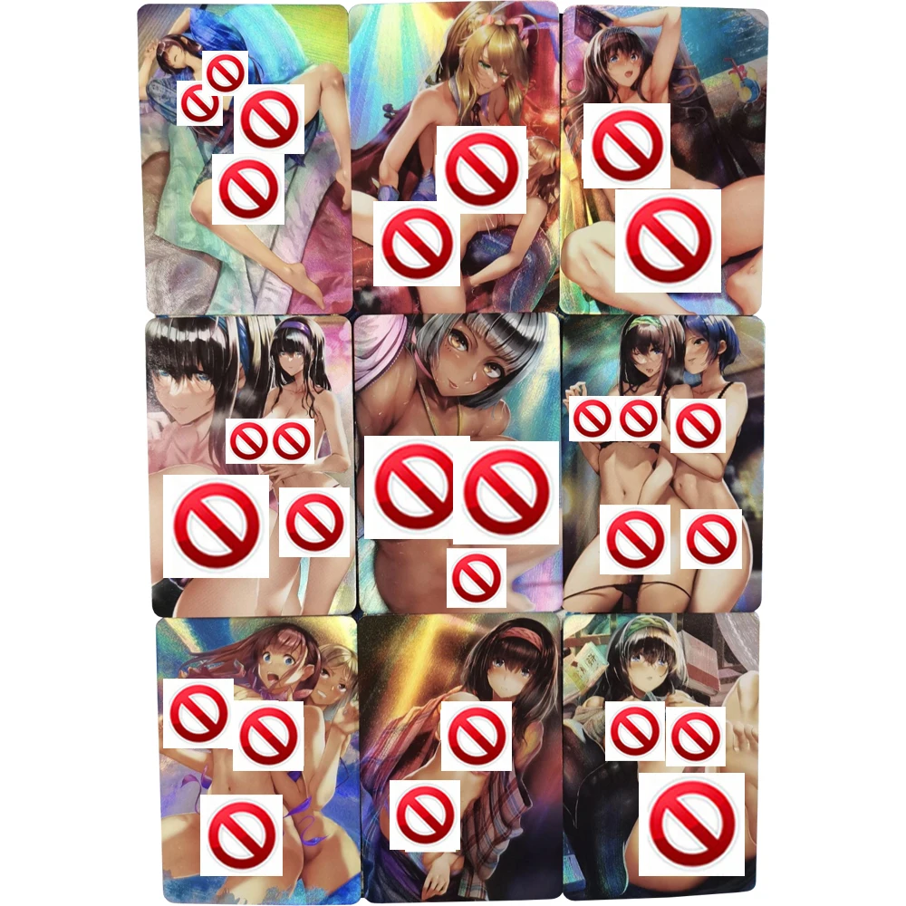 9Pcs/set Anime Girls Nude Refractive Flash Cards ACG Sexy Kawaii Game Anime Collection Card Gifts Toys
9Pcs/set Anime Girls Nude Refractive Flash Cards ACG Sexy Kawaii Game Anime Collection Card Gifts Toys