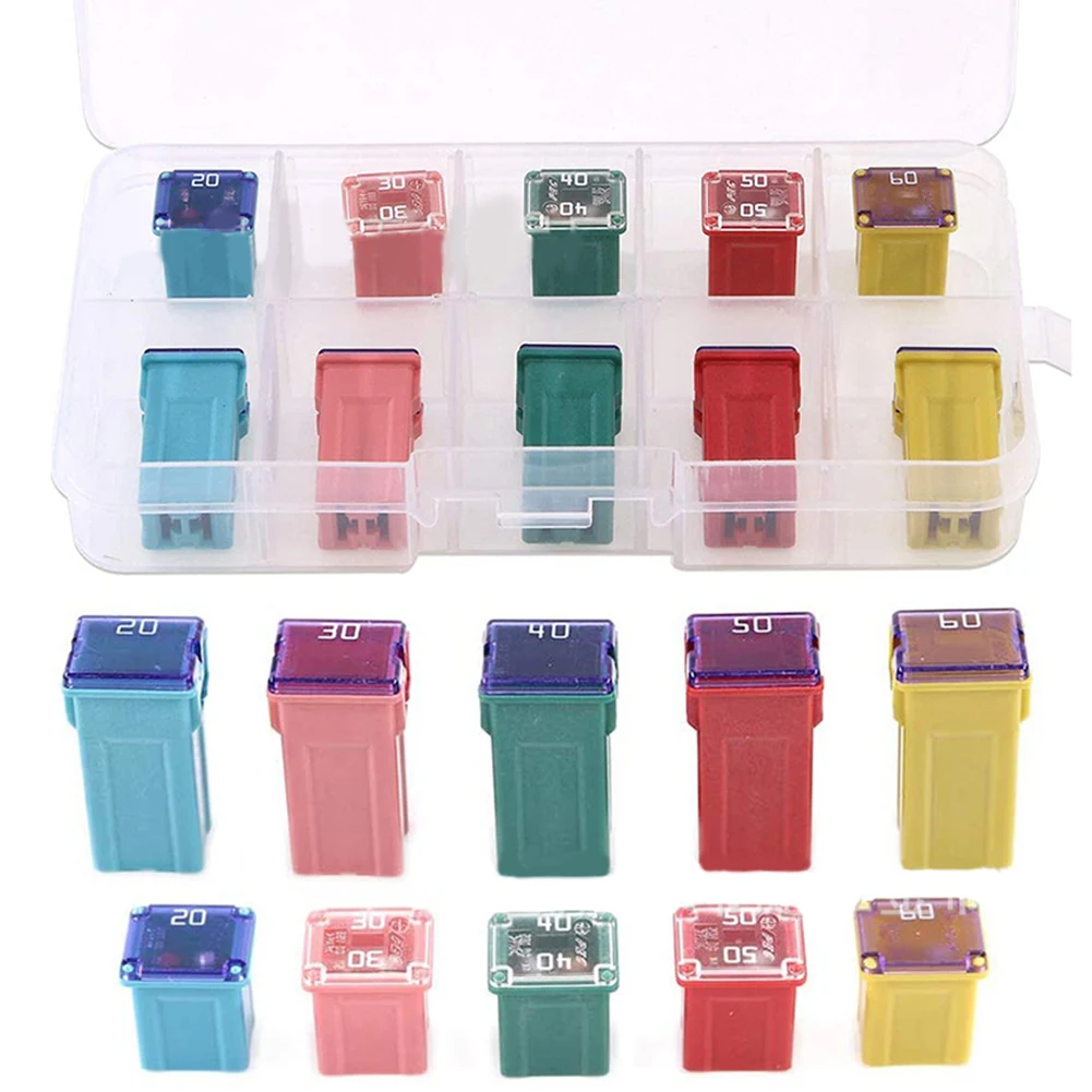 Fuse Pack Kit DC 12-32V Pack Kit Assortment Fuse Car Auto Fine Workmanship Long Lasting Van Square Fuse Panels
Fuse Pack Kit DC 12-32V Pack Kit Assortment Fuse Car Auto Fine Workmanship Long Lasting Van Square Fuse Panels