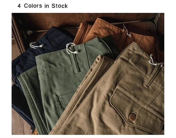 Bronson 1944 USMC Officer Chino Pants Straight-Leg Mens Military Trousers Khakis 57 S3488f6cdf04c4a079ba72d9f11227bfeh