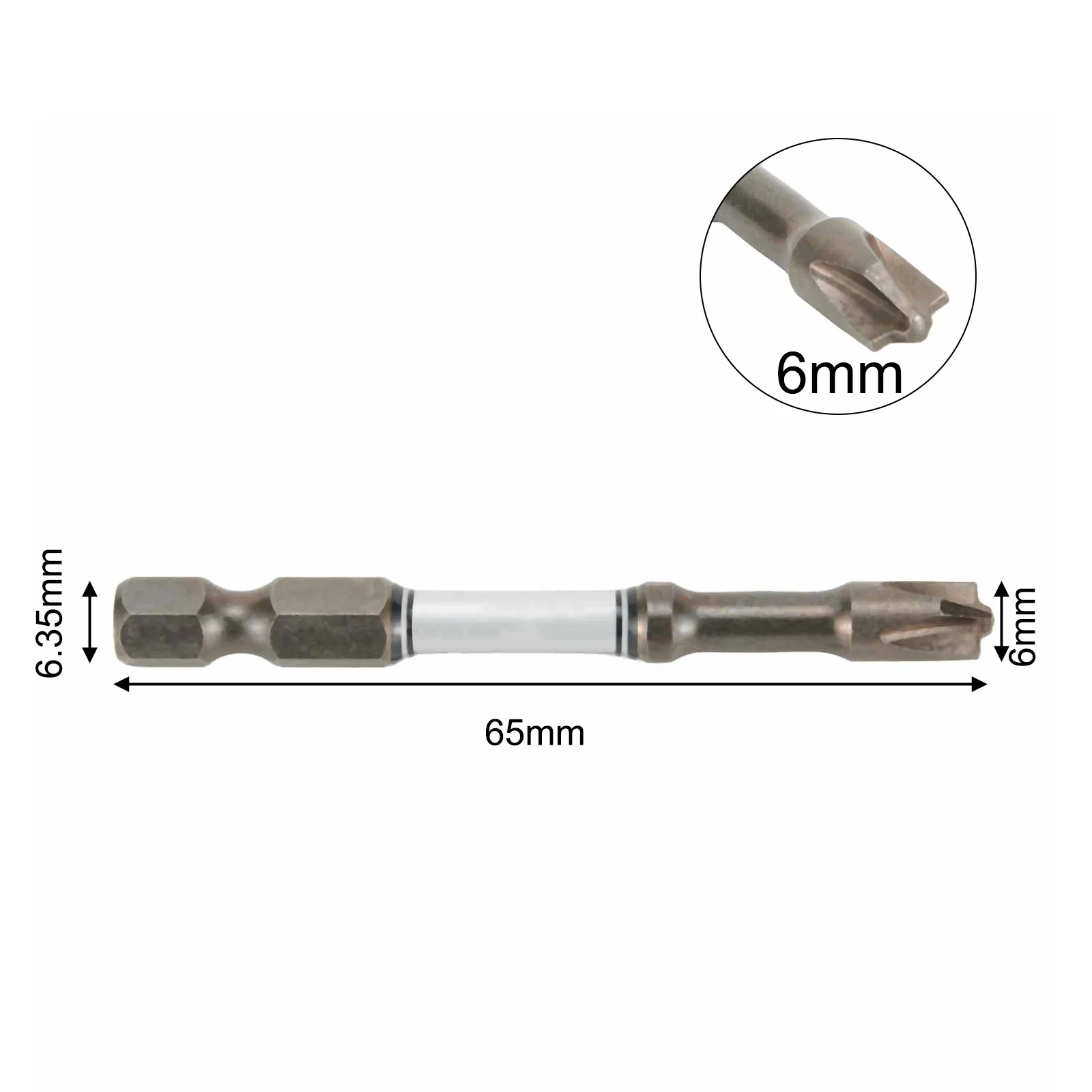 Batch Head Screwdriver Bit Hardness Impact Bit Magnetic Slotted Special 6mm Anti Non-slip Electrician Nutdrivers
Batch Head Screwdriver Bit Hardness Impact Bit Magnetic Slotted Special 6mm Anti Non-slip Electrician Nutdrivers
