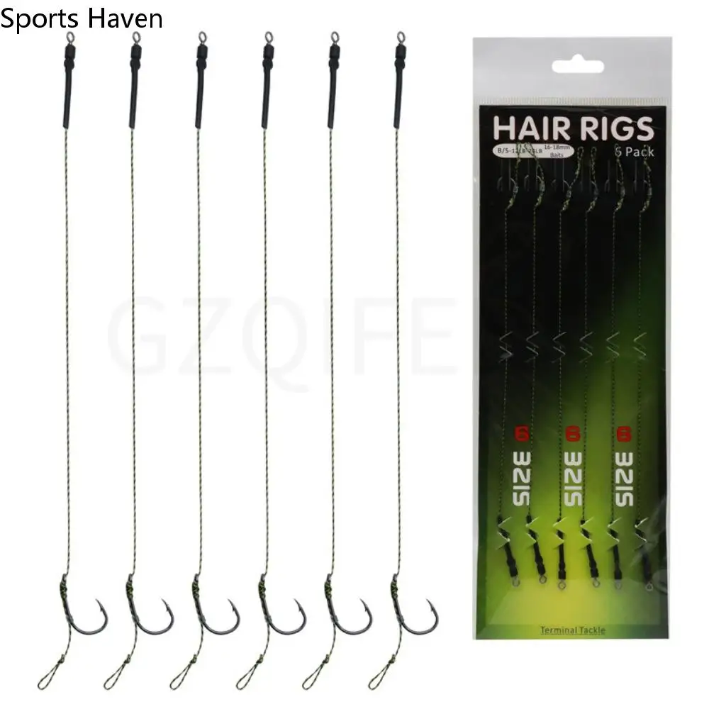 6PCS/Lot Artificial Fishing Hook With Fishing Line Hair Rig Fishing Hook Fishing Accessories
6PCS/Lot Artificial Fishing Hook With Fishing Line Hair Rig Fishing Hook Fishing Accessories