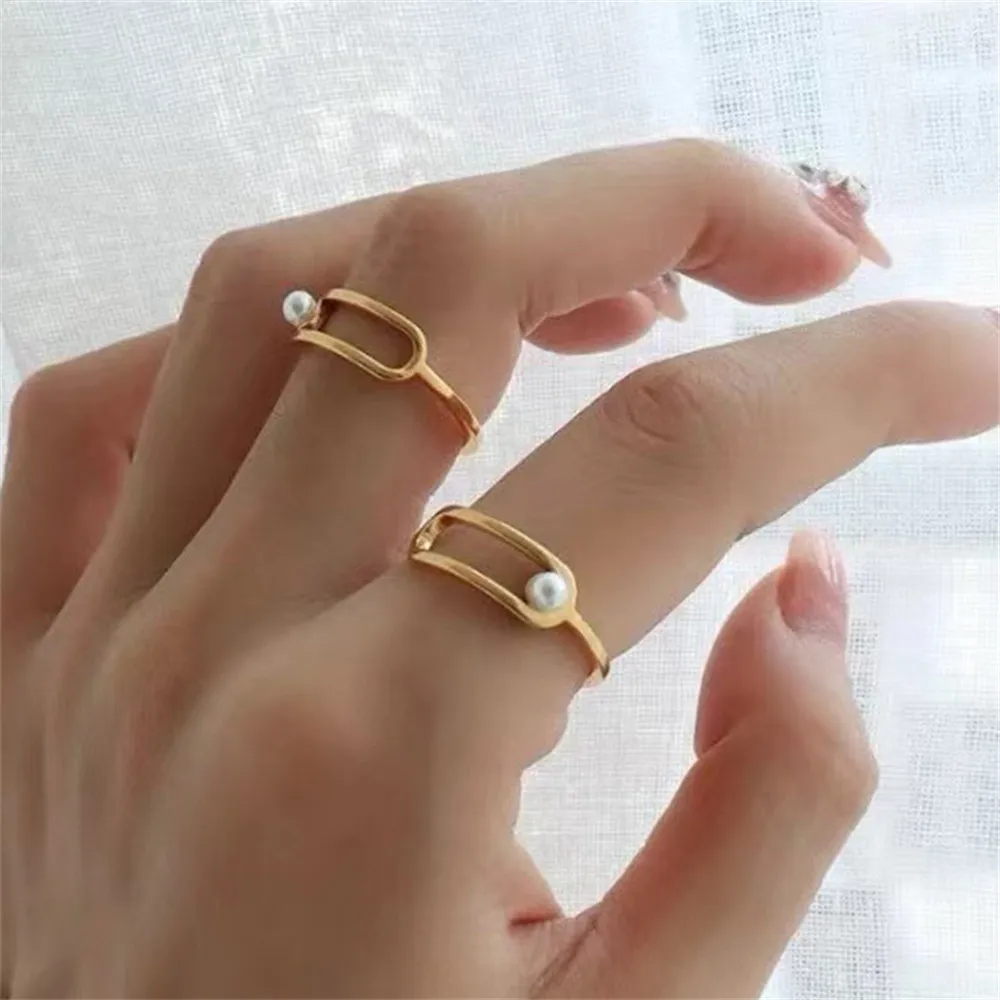 DIY pearl accessories S925 sterling silver ring empty holder gold silver ring silver holder with 4-5mm beads
DIY pearl accessories S925 sterling silver ring empty holder gold silver ring silver holder with 4-5mm beads