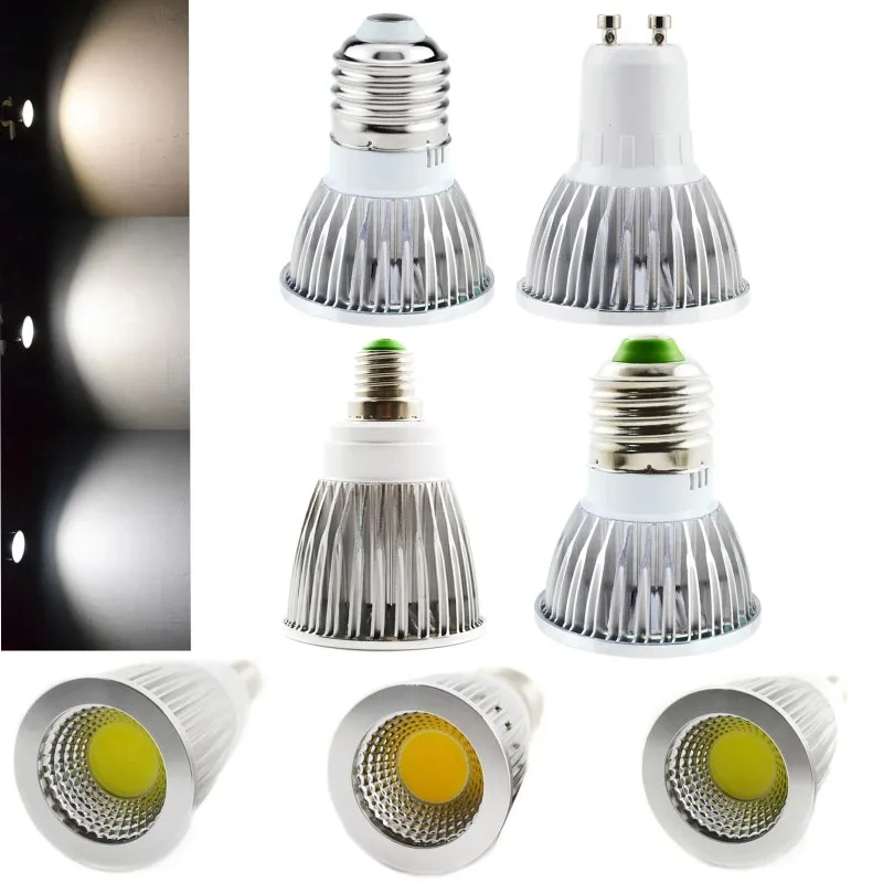 

Super Bright GU10 COB led Spotlight 9W 12W 15W 6W led cob bulb lamp Warm/Cold White AC220V 230V COB LED Light for home lighting