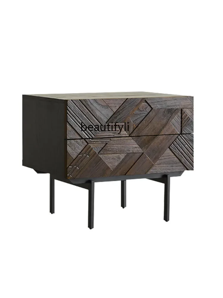 Teak Solid Wood Handmade Carved Bedside Table Mild Luxury Retro Side Cabinet Double Drawer Storage Cabinet Sofa Side Cabinet
Teak Solid Wood Handmade Carved Bedside Table Mild Luxury Retro Side Cabinet Double Drawer Storage Cabinet Sofa Side Cabinet