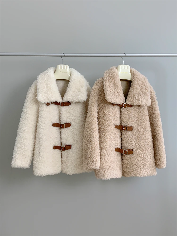 Yang Mi's Same Style Large Leather Loop Australian Lamb Wool Sheep Sheared Fur Coat Women's Polo Neck Mid length Autumn and
Yang Mi's Same Style Large Leather Loop Australian Lamb Wool Sheep Sheared Fur Coat Women's Polo Neck Mid length Autumn and