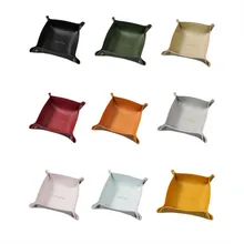 Leather Tray Desktop Storage Organizer Key Plate Home Decoration Tray Wallet Jewelry Coins PU Leather Folding for Storage Box 
Leather Tray Desktop Storage Organizer Key Plate Home Decoration Tray Wallet Jewelry Coins PU Leather Folding for Storage Box